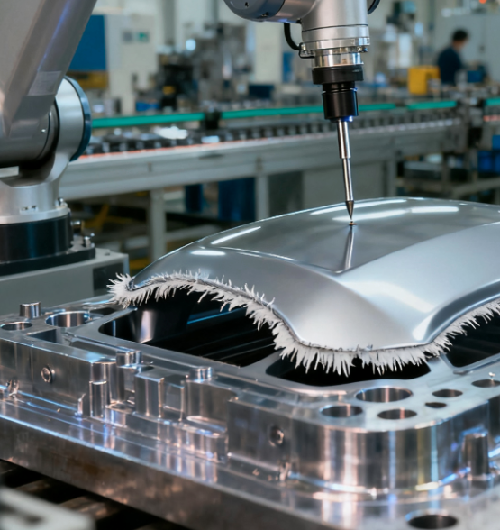 How are car parts molded?